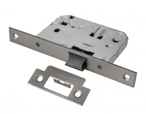 Защелка сантехническая RENZ INLB 2070 plastic MBN пластиковый язычок, матовый черный никель