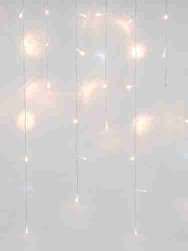 Уличная светодиодная гирлянда Uniel бахрома 220V теплый белый-белый ULD-B3010-200/TTK Warmwhite-White IP44 UL-00003949