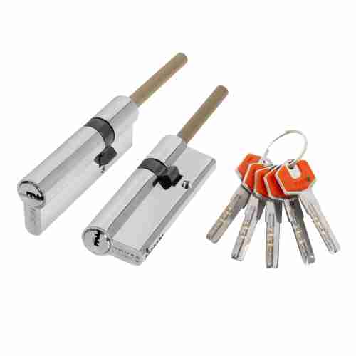 Цилиндровый механизм D-PROTERM507/90 Fuaro (Фуаро) mm (55+10+25) термошток 8х65 мм CP, 5 кл.