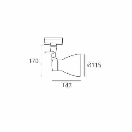 Трековый светильник Artemide Starship L162590