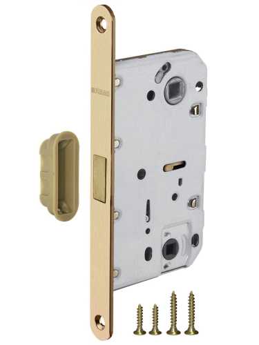 Ручка дверная Fuaro (Фуаро) межкомнатная R.SLR52.PRIZMA SSG-39 сатинированное золото  Набор 6