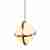 Подвесной светильник Lumina Deco Signia LDP 6833-250 WT+GD Подвесной светильник Lumina Deco Signia LDP 6833-250 WT+GD