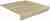 Ступень фронтальная Kerama Marazzi Золотой пляж SG922400N/GR темный беж 30х30