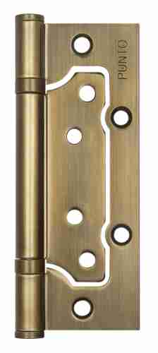 Комплект 8 шт. - Петля универсальная без врезки Punto 200-2B 125x2,5 AB бронза