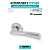 Ручка дверная межкомнатная Armadillo R.LD54.Columba (Columba LD80) CP-8 хром