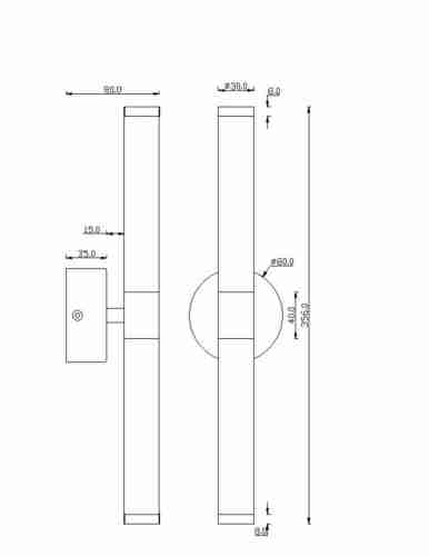 Бра Maytoni Technical Axis MOD106WL-L10G3K
