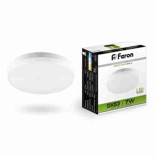Лампа светодиодная Feron GX53 7W 4000K Таблетка Матовая LB-451 25828