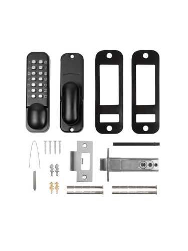 Замок Ajax (Аякс) накладной кодовый RIM-200 code BL черный