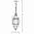 Уличный подвесной светильник Oasis Light 83405S 83405S Bl Уличный подвесной светильник Oasis Light 83405S 83405S Bl
