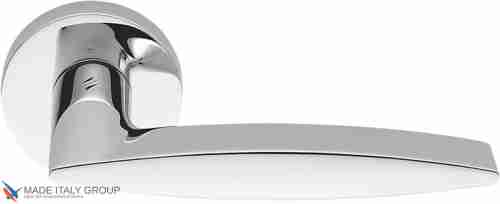 Дверная ручка на круглом основании COLOMBO Gaia GR11RSB-CR полированный хром