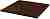 Клинкер Paradyz Semir Brown Ступень угловая структурная 30х30х1,1 (в шт)