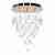 Каскадная люстра Arti Lampadari Flusso H 1.4.45.615 G