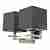 Бра Lumina Deco Flianelo LDW 1248-2 BK Бра Lumina Deco Flianelo LDW 1248-2 BK