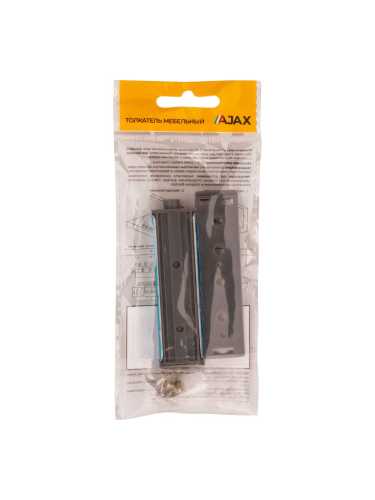 Толкатель Ajax (Аякс) мебельный металлический DMM-80/8M с магнитом PN никель