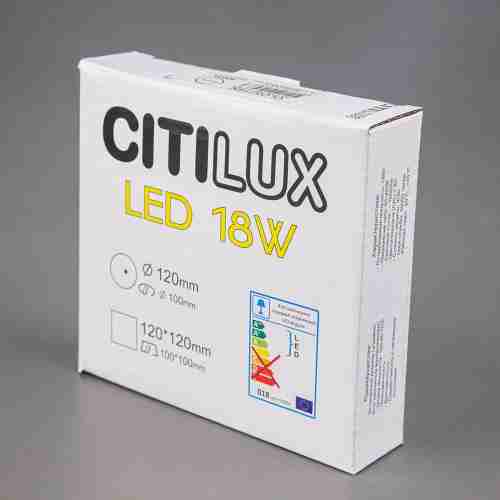 Встраиваемый светодиодный светильник Citilux Вега CLD5218W