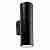 Уличный настенный светильник Ideal Lux Gun AP2 Small Nero 100395