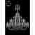Люстра подвесная Art Classic 11.23.24+12+6.530.XL-172.Gd.Dr