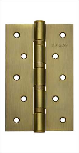 Комплект 4 шт. - Петля дверная стальная универсальная Fuaro 4BB 150x95x3 WAB (мат. бронза)