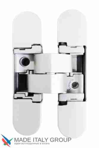 Kubica K1060 DXSX, KOMBI HYBRID BI петля скрытая универсальная БЕЛЫЙ (60 kg)