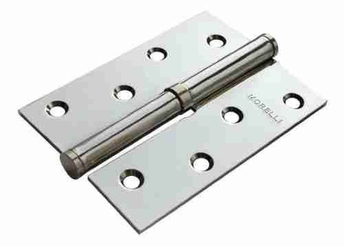 Комплект 8 шт. - Петля дверная разъёмная стальная левая Morelli MSD 100X70X2.5 SC L матовый хром