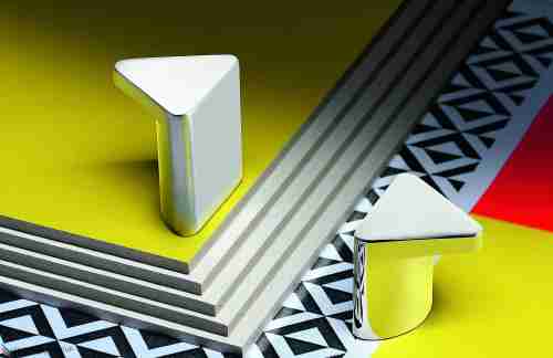 Ручка кнопка модерн COLOMBO DESIGN F528-NM матовый черный