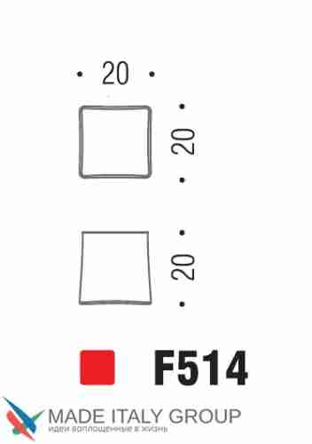 Ручка кнопка модерн COLOMBO DESIGN F514-CM матовый хром