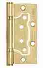 Петля дверная накладная без врезки (бабочка) Punto 200-2B 100x2,5 SB мат. золото