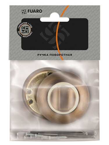 Ручка дверная Fuaro (Фуаро) межкомнатная R.RM54.PRIMA (PRIMA RM) SN/CP-3 матовый никель/хром  Набор 5