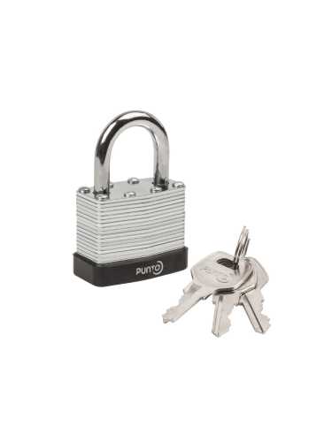 Замок Punto (Пунто) навесной PK-6540 3 key англ.