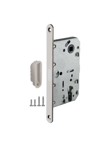 Корпус врезного замка с защелкой MAGNLN85-50 SN мат.никель