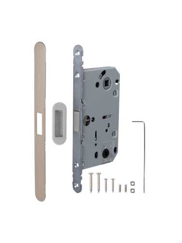 Замок дверной межкомнатный сантехнический магнитный Armadillo GRAVITY.PRO G01.196.50.96 SN мат никель