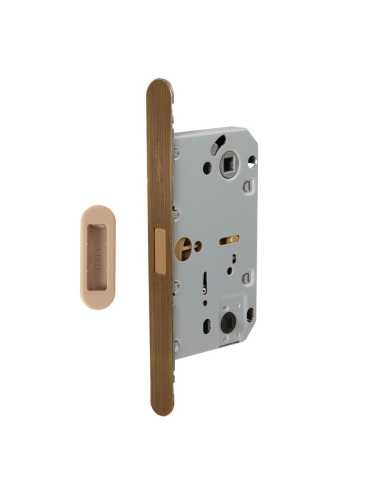 Замок дверной межкомнатный сантехнический магнитный Armadillo GRAVITY.PRO G01.196.50.96 AB бронза