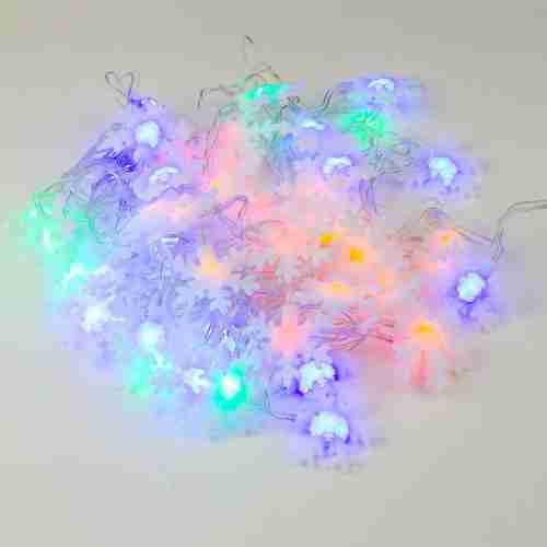 Светодиодная гирлянда Uniel Снежинки-3 220V разноцветный ULD-S0500-050/DTA Multi IP20 Snowflakes-3 UL-00007195
