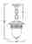 Уличный подвесной светильник Oasis Light 87205L 87205L Gb Уличный подвесной светильник Oasis Light 87205L 87205L Gb