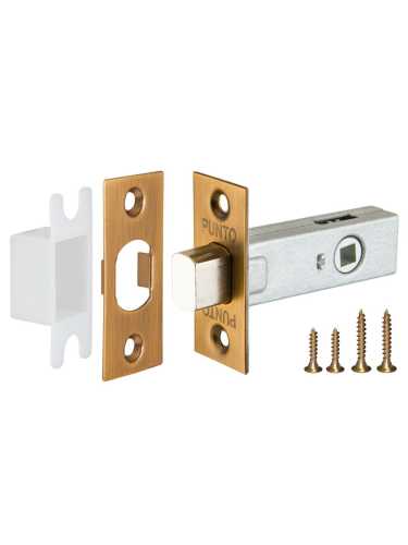 Задвижка дверная врезная Punto DB-45 CF Кофе