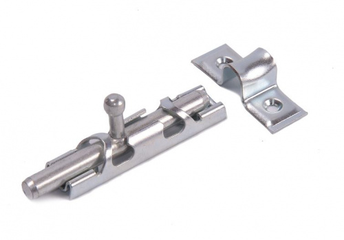 Шпингалет СКОБИС ЗТ-12 малый цинк белый