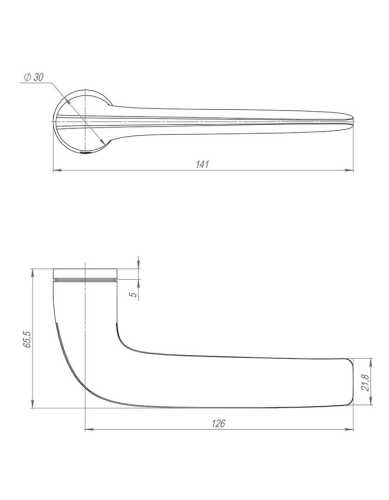 Комплект: Ручки Armadillo R.ART30.LACONY FSG-39+Завертка+Магн замок и Петли Fuaro/флорент золото