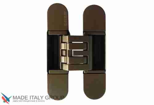 Kubica HYBRID 6360 38 BR петля скрытая универсальная асимметричная, цвет БРОНЗА (60 kg)