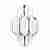 Настенный светильник Lumina Deco Piramid LDW 6021-2 WT+CHR