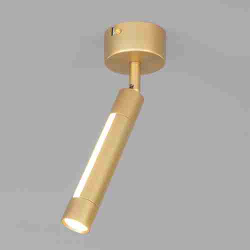Светодиодный спот Eurosvet Strong 20084/1 LED матовое золото
