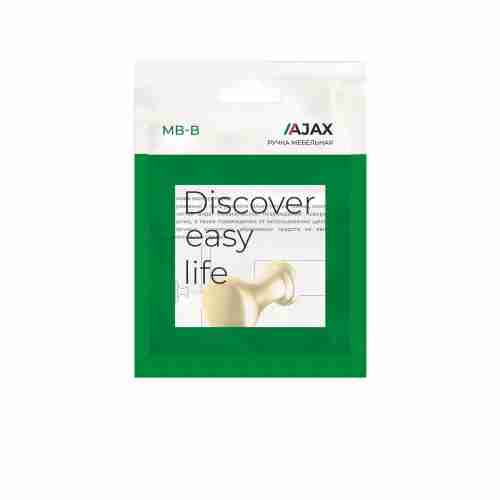 Ручка-кнопка Ajax (Аякс) мебельная MB-B-004 PB золото