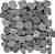 Мозаика Stone4Home из мрамора Peble Bs Tumbled 30,5х30,5