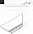 Бортик правый Italon Materia Titanio Bordo Grip Dx 620090000420 60х30