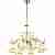 Люстра подвесная N-Light 135-08-32 gold + clear crystal