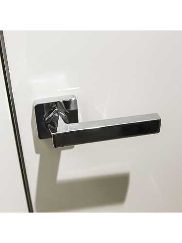 Ручка дверная Armadillo (Армадилло) межкомнатная K.SQ52.CORSICA (CORSICA SQ003) CP-8 хром  Набор 7