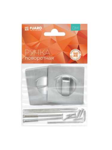 Ручка дверная Fuaro (Фуаро) межкомнатная K.DM51.Straight (Straight DM) SSC-16 сатинированный хром  Набор 4