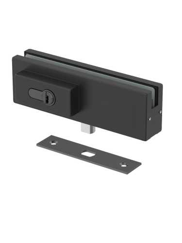 Замок Armadillo (Армадилло) для стеклянной двери Range.GL.L10 BL