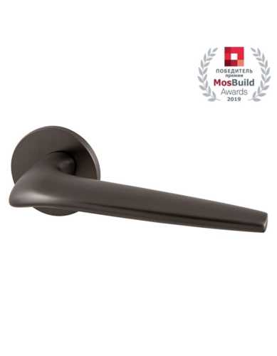 Комплект: Ручки Armadillo TWIN URS BPVD-77+Завертка+Бесшумный замок Fuaro/вороненый никель