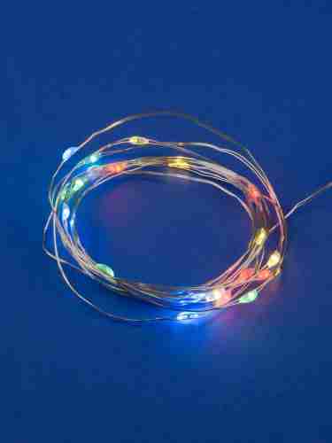 Светодиодная гирлянда Uniel Роса разноцветный ULD-S0200-020/SСB/2AA Multi IP20 Dew UL-00007205