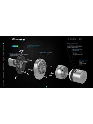 Электронный замок ROTATOR EL. RT01.01 СP Хром
